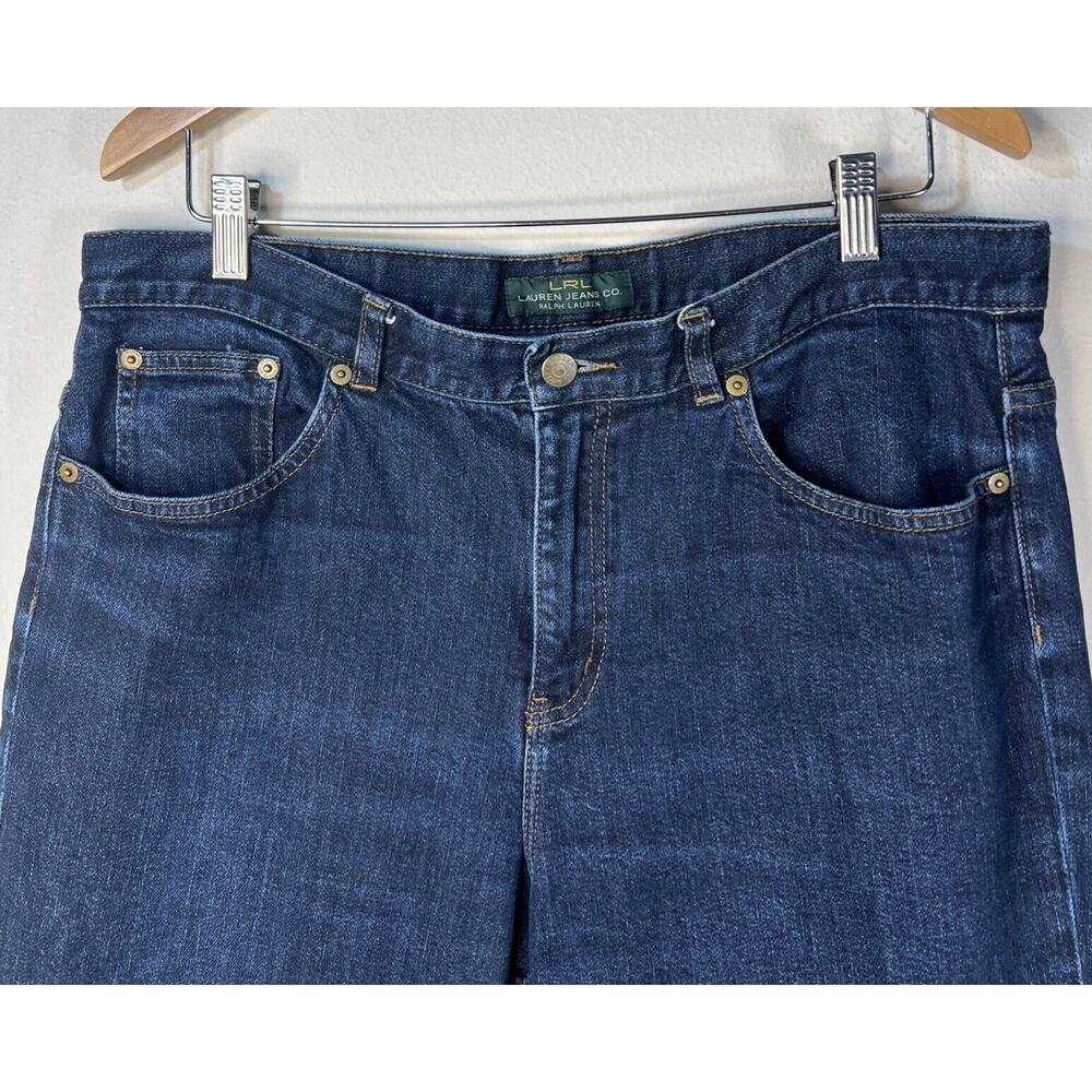 LRL Lauren Jeans Co Ralph Lauren Womens 14 Jeans preppy classic straight western - Picture 2 of 8